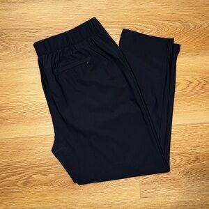 Baleaf New Travel Leisure Plus Pants Ankle Pockets Black Elastic Waist Size 2XL